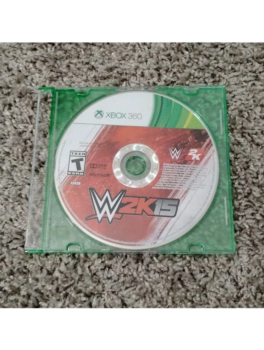 WWE 2K15 (Xbox 360) - Game Disc Only w/ Protective Jewel Case